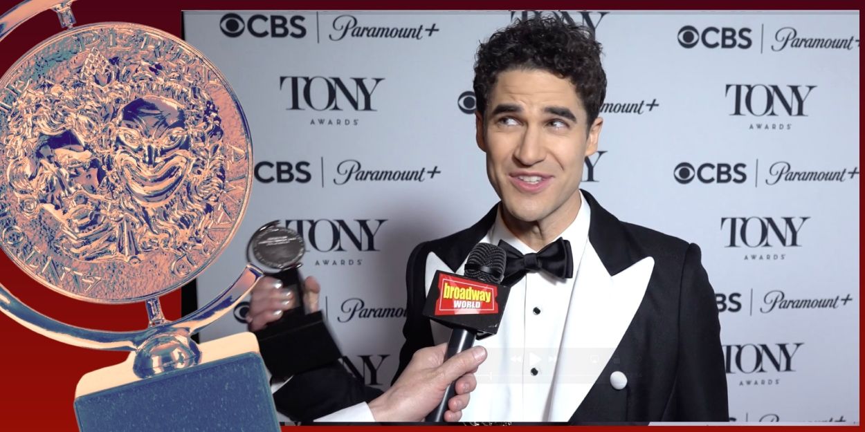 Video: Darren Criss Reacts to Tony Win for Best Leading Actor in a Musical Video