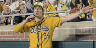 Video: Derek Klena Sings 'Shut Up and Dance' With the Savannah Bananas