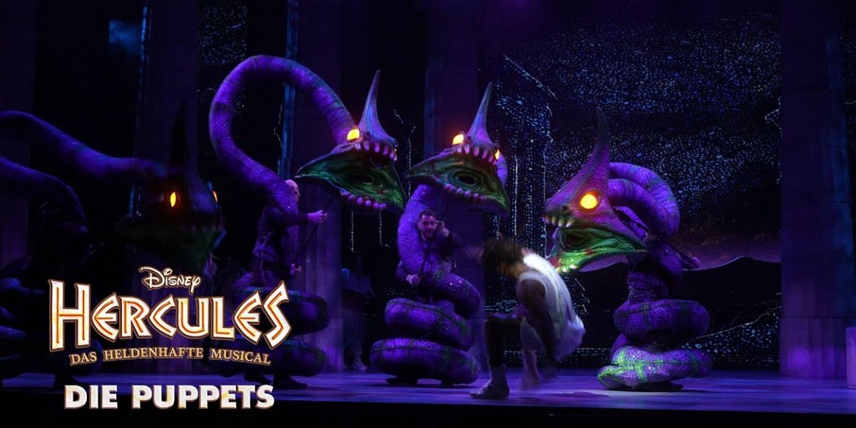 Video: Meet The Monster Puppets of Disney's HERCULES in Hamburg Video