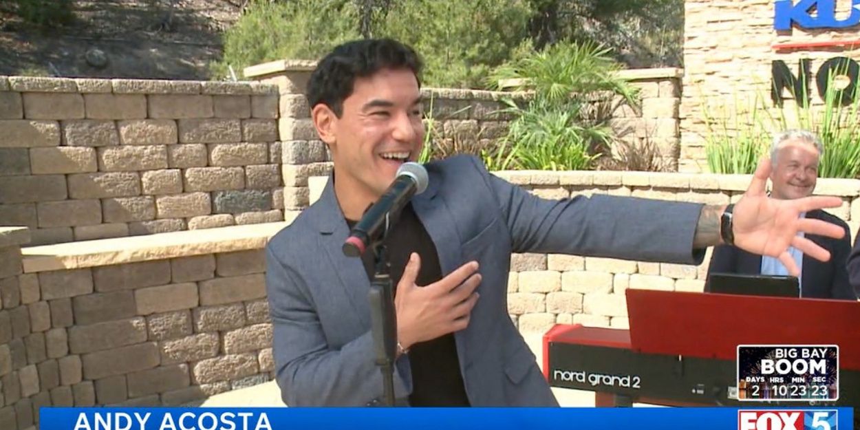 Video: FELLOW TRAVELERS Tenor Andy Acosta Performs Aria on Fox San Diego Video
