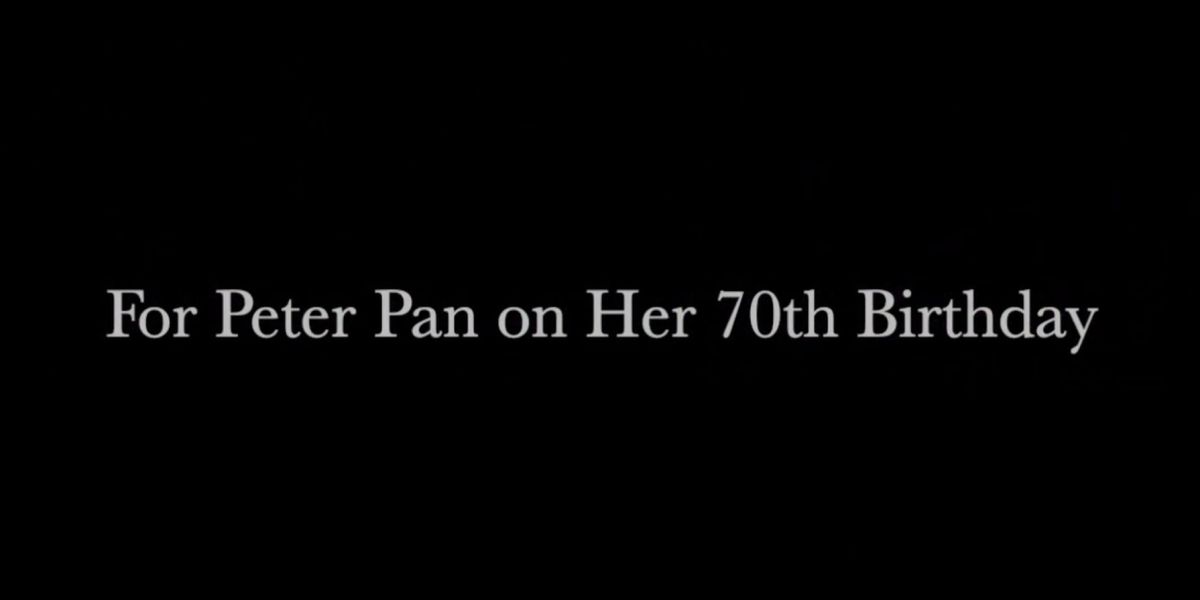 Video: FOR PETER PAN ON HER 70TH BIRTHDAY At Nutley LIttle Theatre