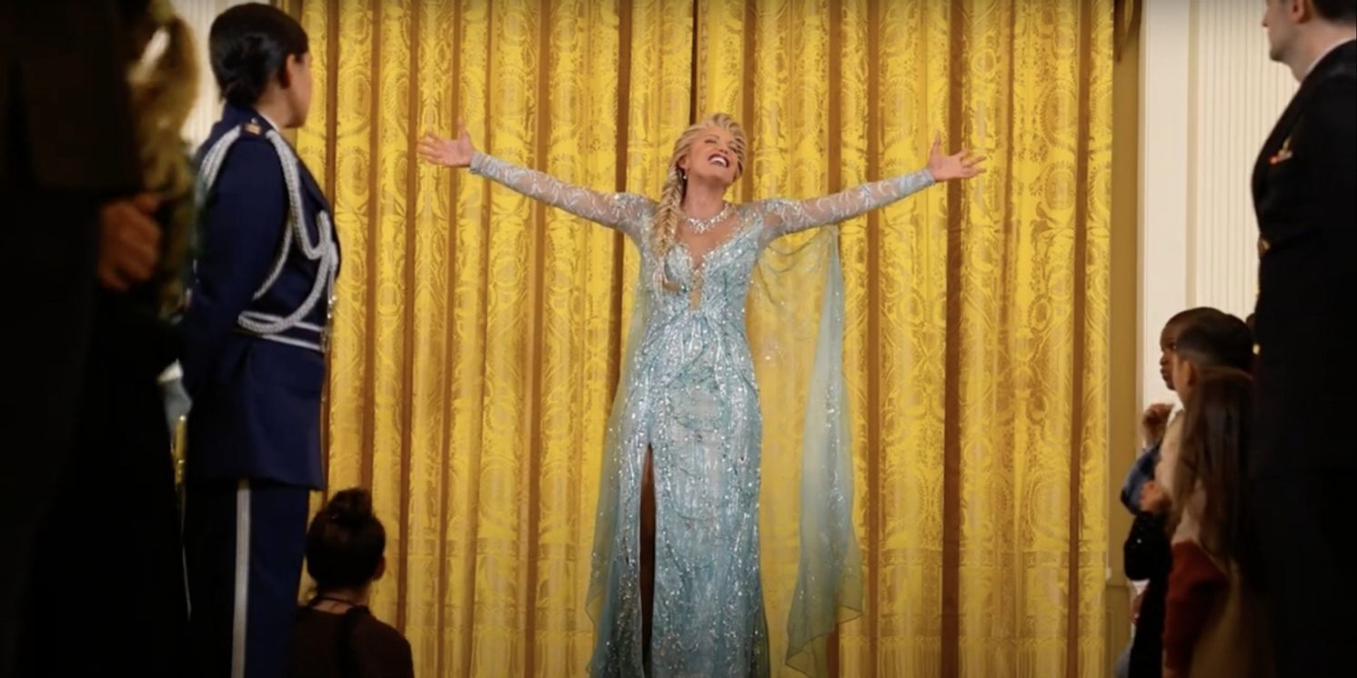 Video: FROZEN North American Tour Cast Performs at The White House  Image
