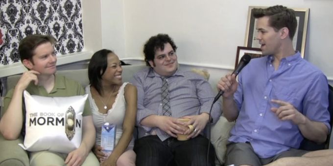 Flashback: Backstage at THE BOOK OF MORMON with Josh Gad and Andrew Rannells