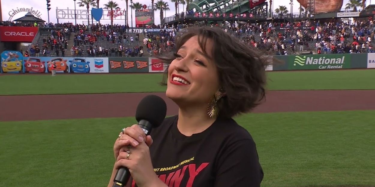 Video: FUNNY GIRL's Katerina McCrimmon Performs National Anthem for the San… Video
