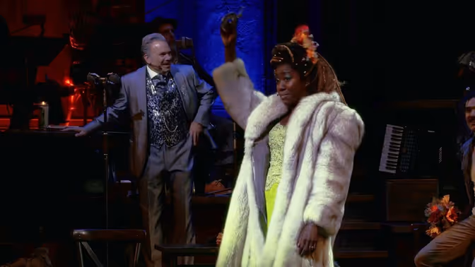 Amber Iman Performs 'Livin' It Up On Top' in HADESTOWN on Broadway