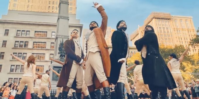 Video: HAMILTON Cast Sings 'My Shot' For 'Hamilten' Music Video