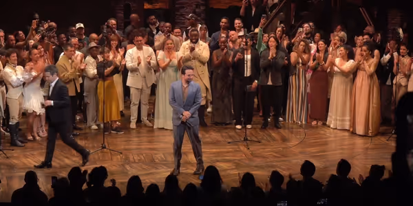 Video: HAMILTON Celebrates 10 Years on Broadway With Mega-Mix Curtain Call