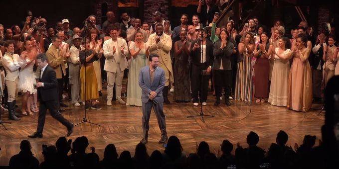 Video: HAMILTON Celebrates 10 Years on Broadway With Mega-Mix Curtain Call