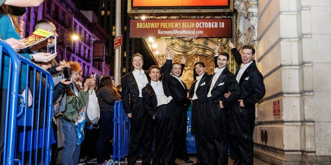 Video: HARMONY Celebrates First Preview on Broadway
