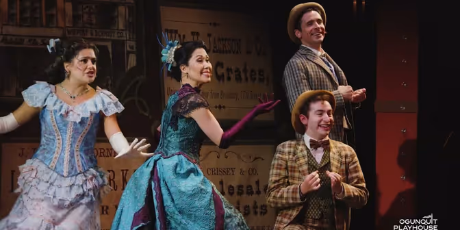 Matt Doyle, Ruthie Ann Miles in HELLO, DOLLY! at Ogunquit Playhouse