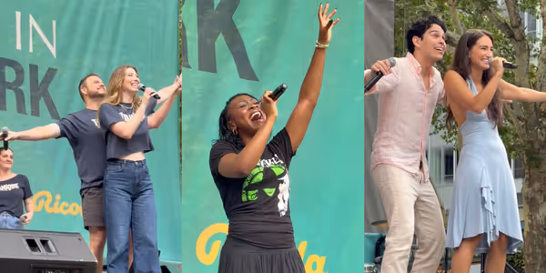 Video: Inside Broadway in Bryant Park With WICKED, TITANIQUE & More