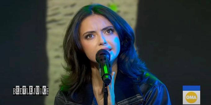 Video: Isabella Esler Sings 'Dead Mom' From BEETLEJUICE on GMA