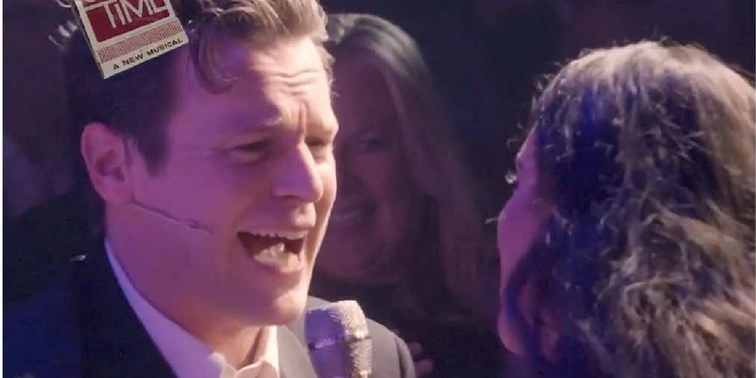 Video: JUST IN TIME Star Jonathan Groff Dances With Lea Michele On Opening Night  Image