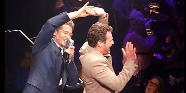 Video: JUST IN TIME Star Matthew Morrison Dances With Original 'Bobby Darin' Jonathan Groff Photo