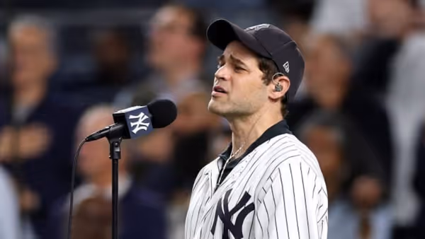 Video: Jeremy Jordan Performs the National Anthem at the Yankees Game Photo