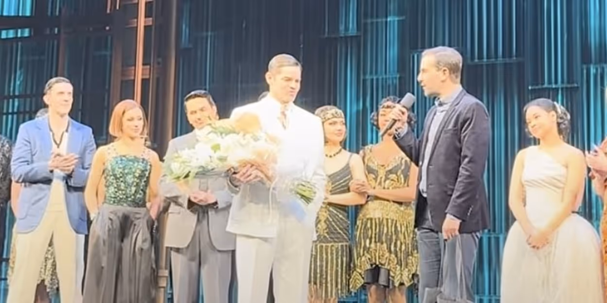 Video: Jeremy Jordan's Final Bows and Speech at THE GREAT GATSBY Video