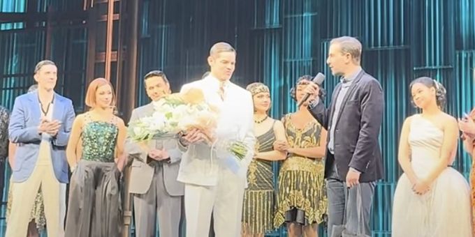 Video: Jeremy Jordan's Final Bows and Speech at THE GREAT GATSBY