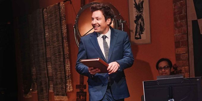 Video: Jimmy Fallon Walks to the Hudson Theatre for Debut in ALL IN
