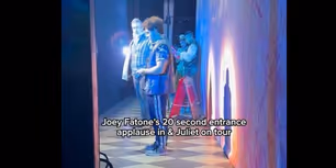 Video: Joey Fatone Earns 20-Second Ovation On First Entrance In & JULIET National Tour