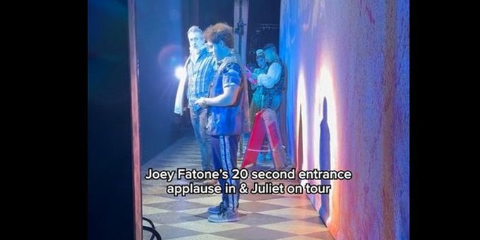 Video: Joey Fatone Earns 20-Second Ovation On First Entrance In & JULIET Nationa Photos