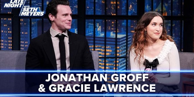 Video: JUST IN TIME Stars Demonstrate Hilarious Close Contact Singing on LATE NIGHT WITH SETH MEYERS