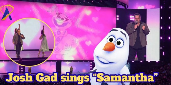 Josh Gad Debuts Olaf's 'Ooooh, Samantha' from FROZEN 3 at D23