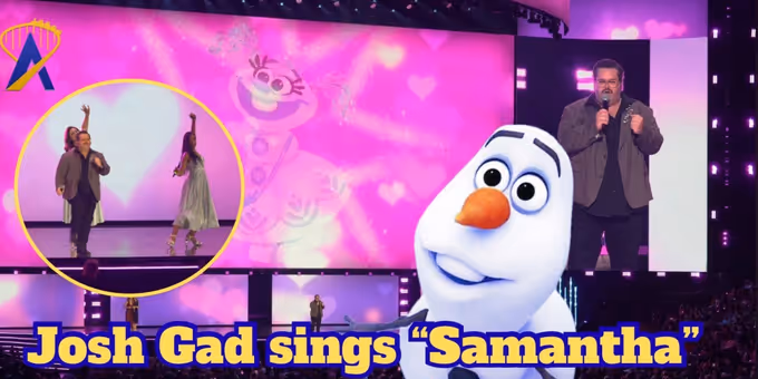 Video: Josh Gad Debuts Olaf's 'Ooooh, Samantha' from FROZEN 3 at D23