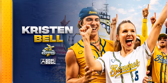 Video: Kristen Bell Joins Derek Klena and the Savannah Bananas to Sing DIRTY DANCING and More