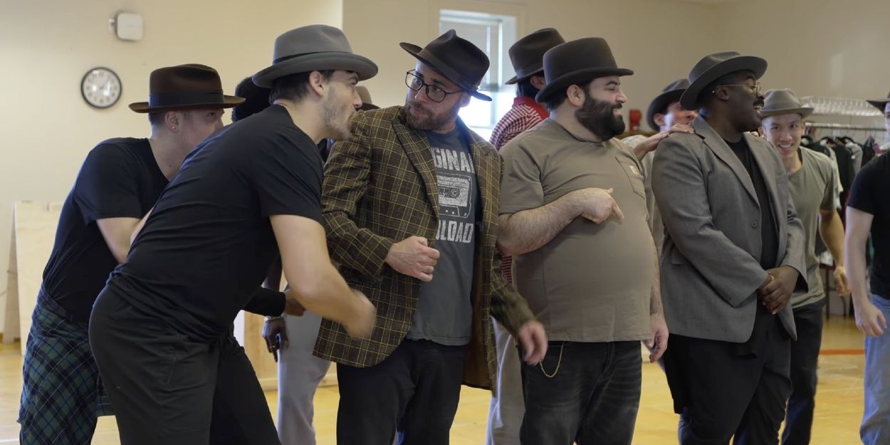 Video: Kyle Taylor Parker & More Rehearse 'The Oldest Established' From GUYS AND… Video