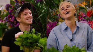 LITTLE SHOP OF HORRORS Stars Betsy Wolfe & Ethan Slater Go on a Flower Shop Date