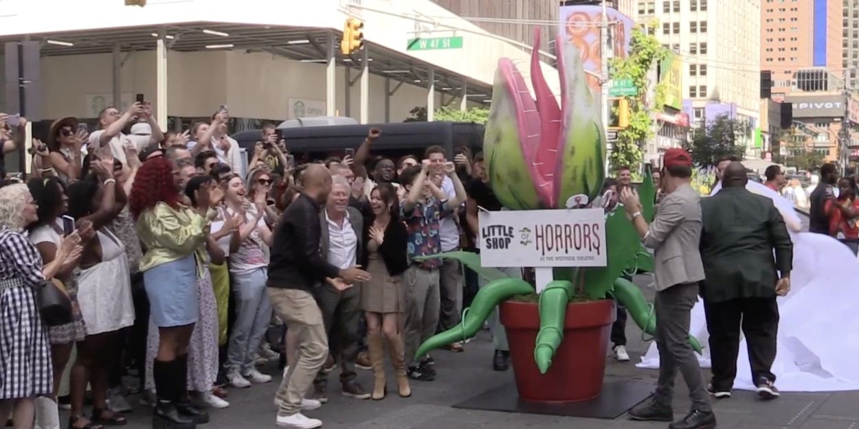 Video: LITTLE SHOP OF HORRORS Takes Over Times Square Video