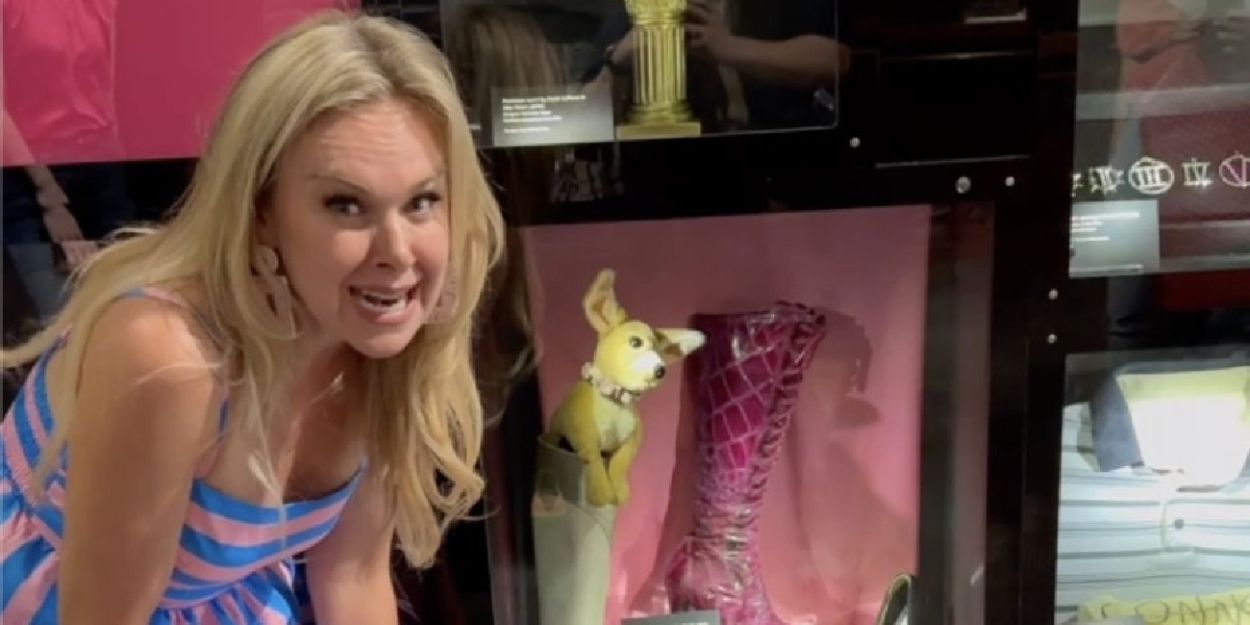 Video: Laura Bell Bundy Brings LEGALLY BLONDE Shoes to the Museum of Broadway Video