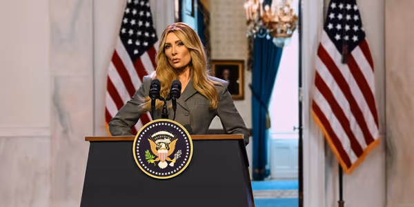 Video: Laura Benanti's Melania Trump Addresses Recent Press Conference on THE LATE SHOW Photo