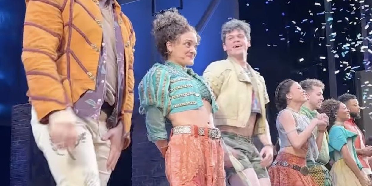 Video: Laurie Hernandez Takes First Bows in & JULIET Video