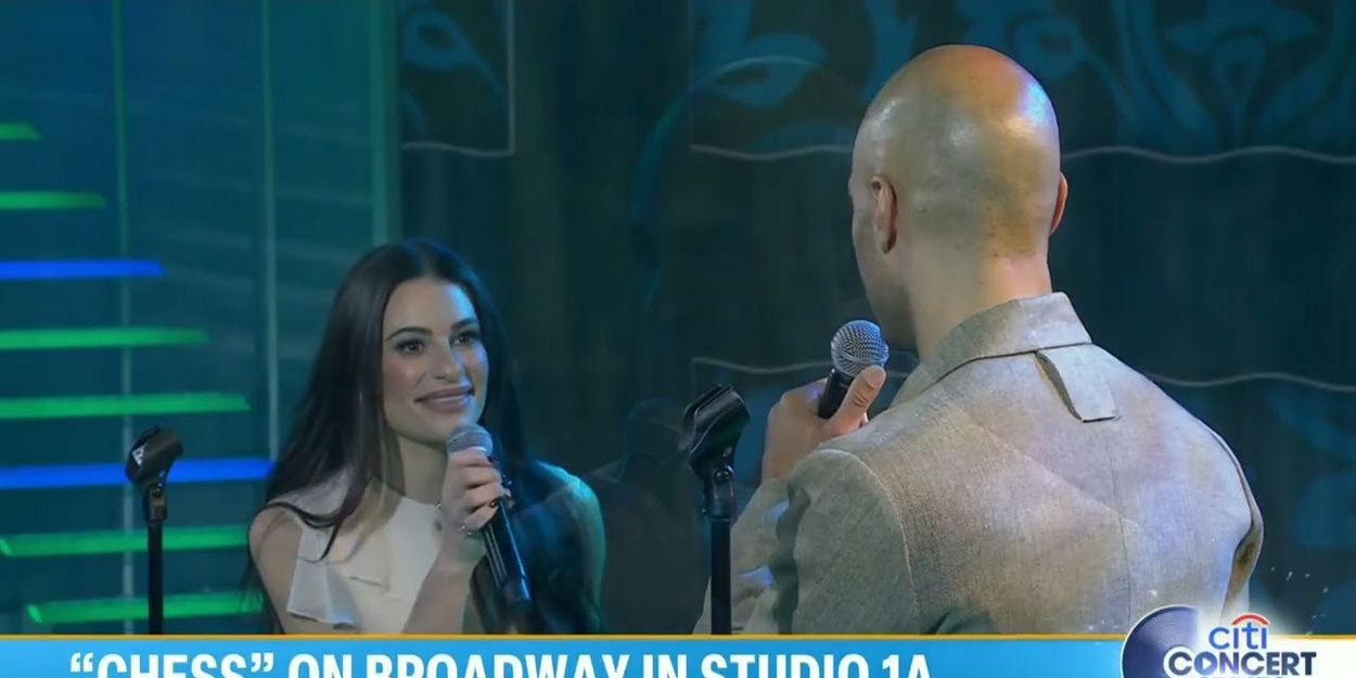 Video: Aaron Tveit, Lea Michele & Nicholas Christopher Perform From CHESS on TODAY Video