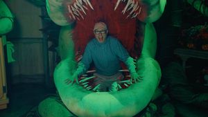 Man Vs. Plant- Watch Richard Ridge Get Eaten by Audrey II at LITTLE SHOP OF HORRORS
