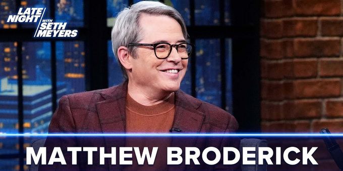 Video: Matthew Broderick Recalls PLAZA SUITE Apple Watch Mishap, Talks TARTUFFE Rehearsals