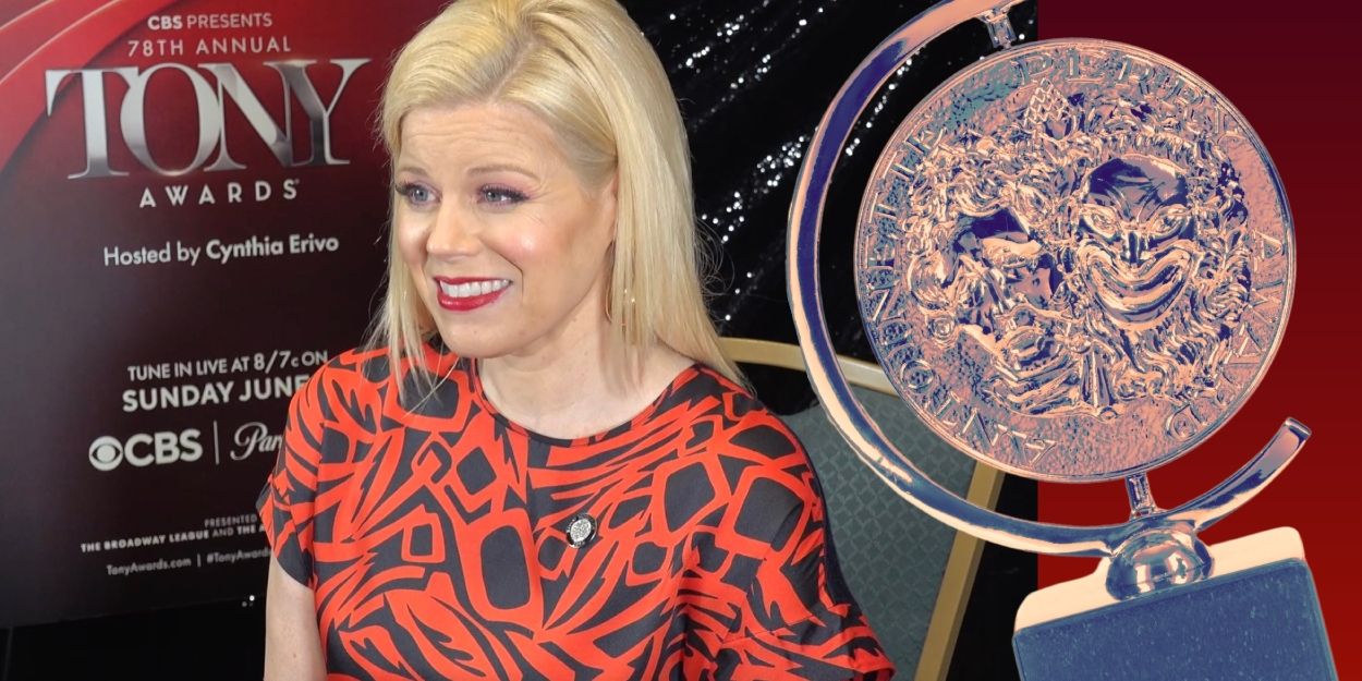 Video: Megan Hilty Is Thrilled to Be Invited to the Tonys Party Video