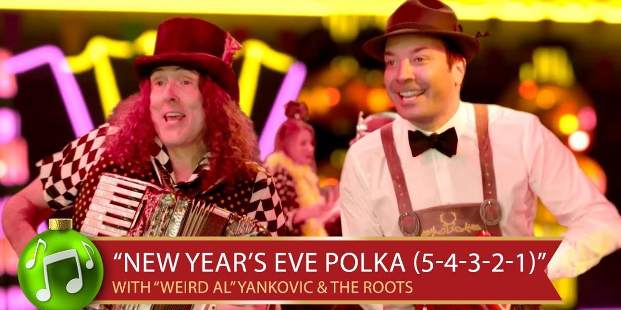 Video: 'Weird Al' Yankovic and Jimmy Fallon Perform 'New Years Eve Polka' Video