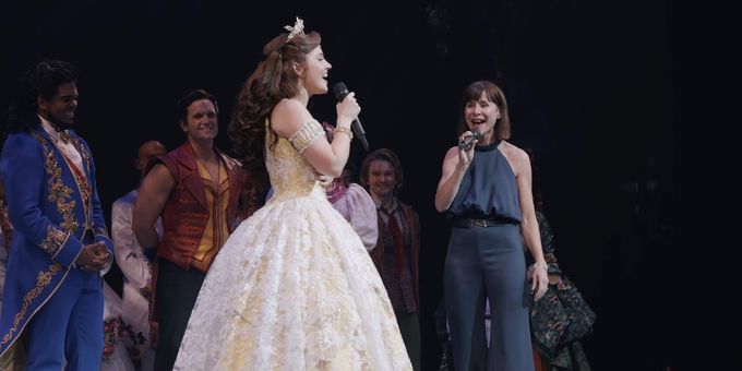 Video: Original BEAUTY AND THE BEAST Star Susan Egan Surprises Tour Cast