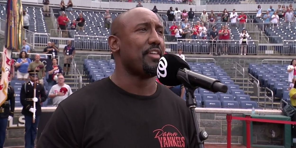 Video: DAMN YANKEES Star Quentin Earl Darrington Performs National Anthem At… Video