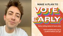 Video: THE ROCKY HORROR SHOW Star Kevin McHale to Vote Early With Rock the Vote