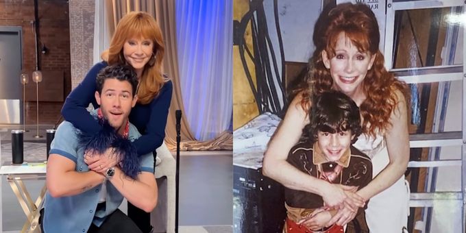 Video: Nick Jonas & Reba McEntire's Broadway Reunion