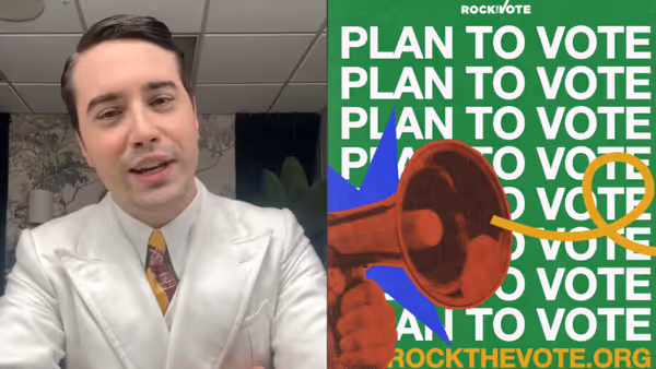Video: Ryan McCartan Is Reminding You to Rock the Vote on Voter Education Week Photo