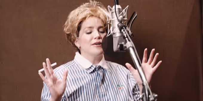 Video: Sara Chase Channels Elaine Stritch While Recording the SCHMIGADOON! Album