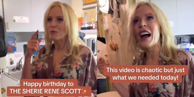 Video: Sherie Rene Scott Belts Out 'My Strongest Suit' During Birthday Party