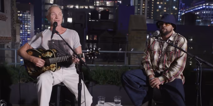 Video: Sting and Shaggy Perform Ahead of THE LAST SHIP at the Met