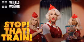 DRAG RACE Alums Sing Safety Instructions in STOP! THAT! TRAIN! Clip