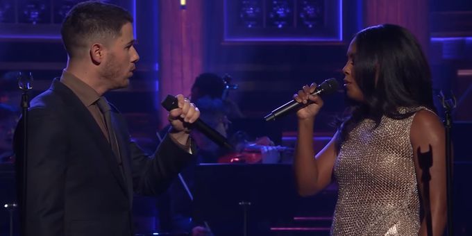 Watch Nick Jonas and Adrienne Warren's Performance of 'The Next Ten Minutes' From THE LAST FIVE YEARS on The Tonight Show"
