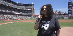 Video: THE PHANTOM OF THE OPERA'S Olivia McMillan Sings National Anthem